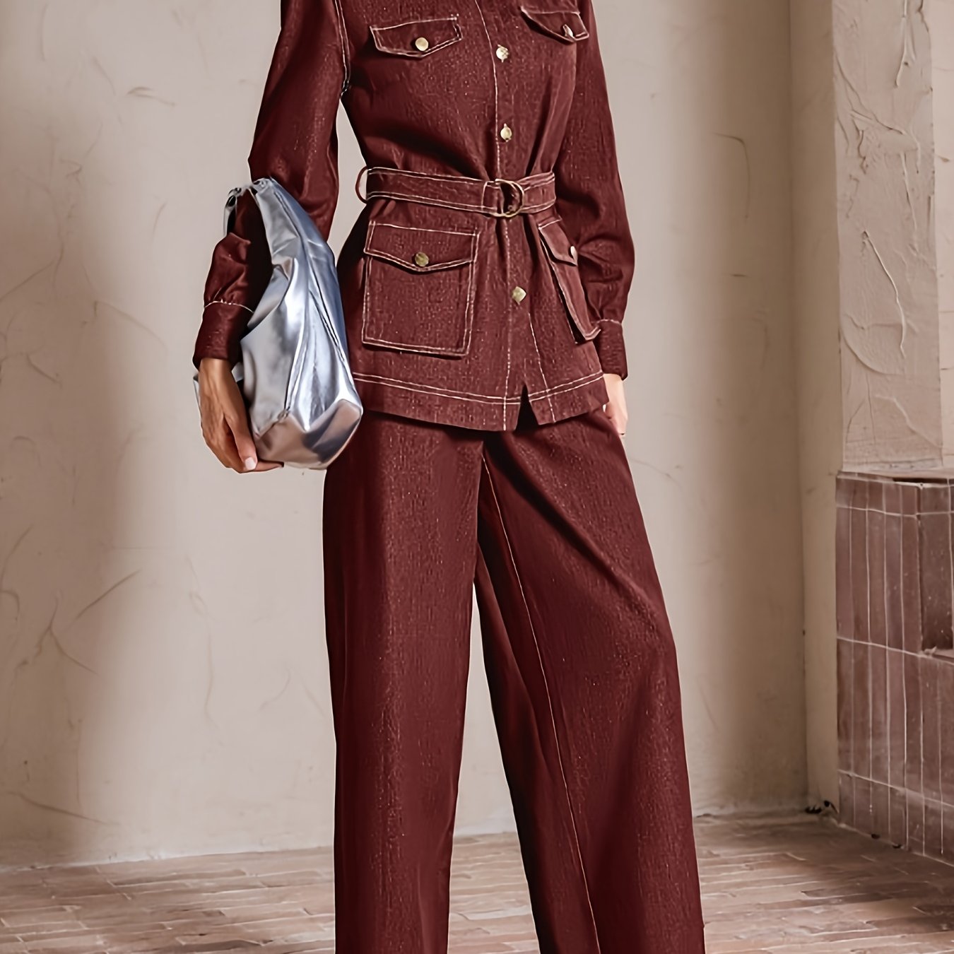 SOPHIA | ELEGANT BELTED JUMPSUIT