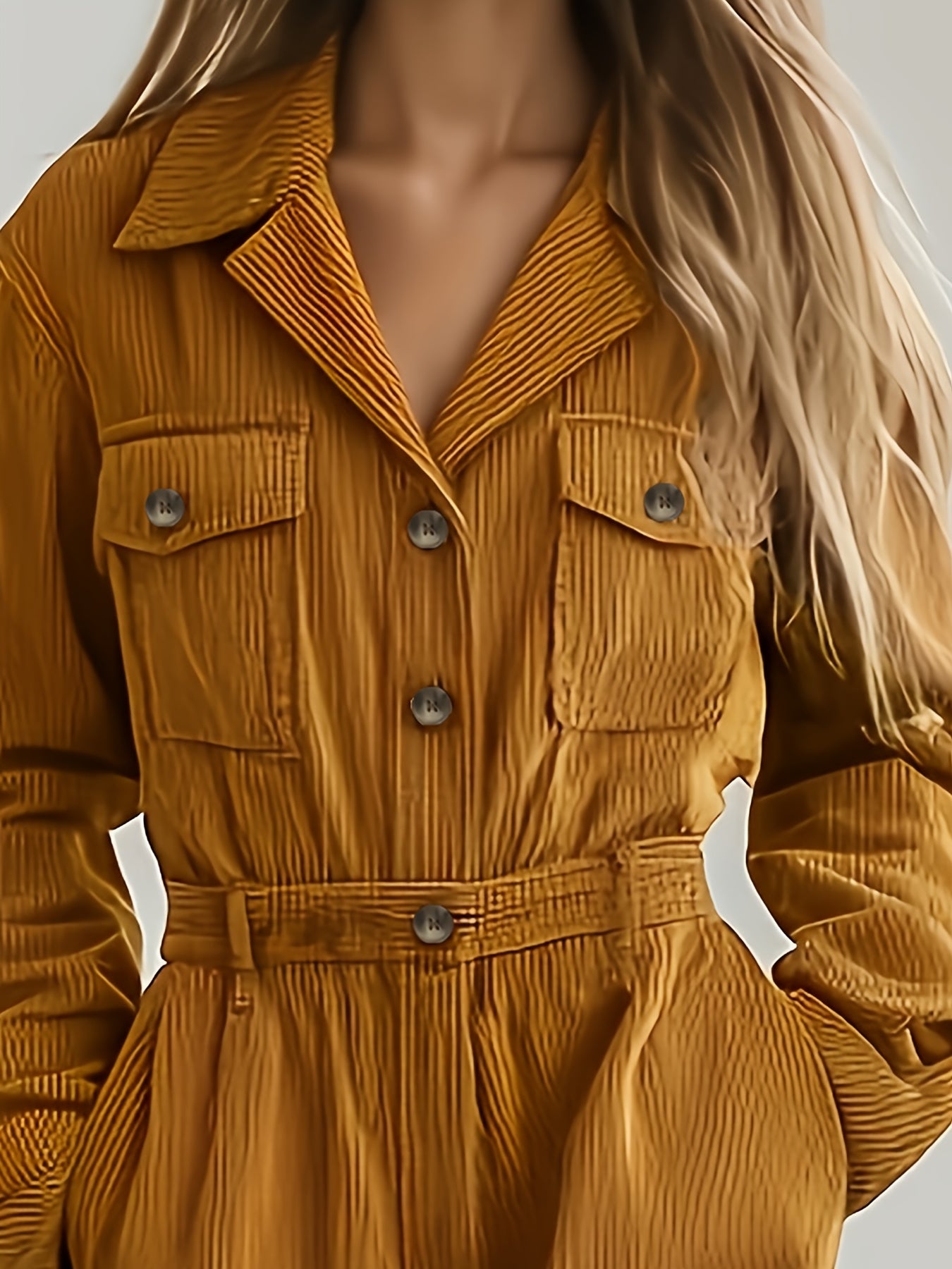 NORA | REFINED TEXTURE ELEGANT JUMPSUIT