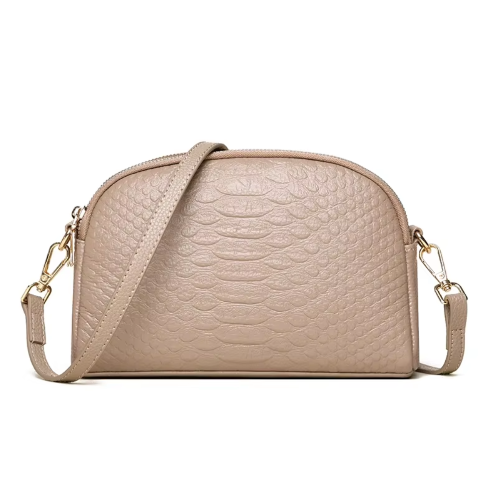 Cora | Belle mini shoulder bag in faux leather with crocodile pattern
