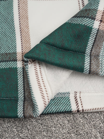 Emma – Green Plaid Coat