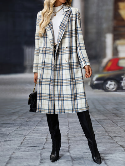 Charlotte – Premium Plaid Coat