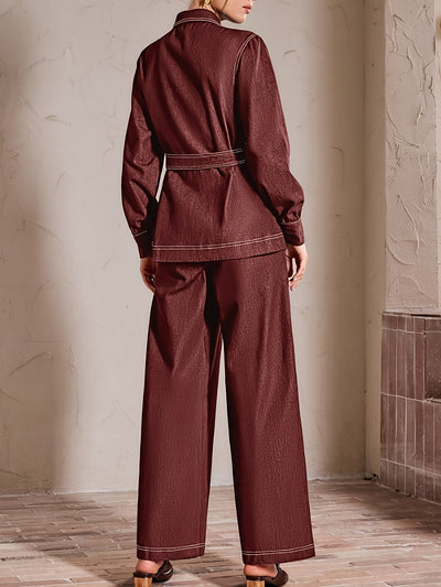 SOPHIA | ELEGANT BELTED JUMPSUIT