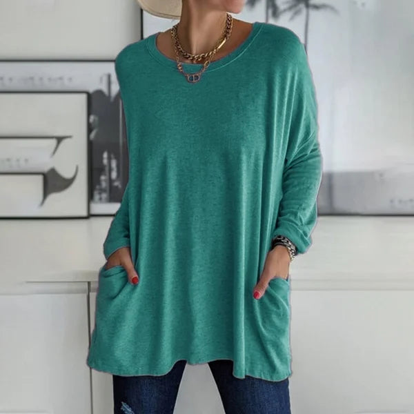 Moira - Relaxed Long Sleeve Top