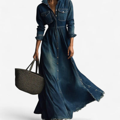 Bonjean™ Western Style Maxi Dress