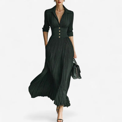 Carine™ Pleated Maxi Dress