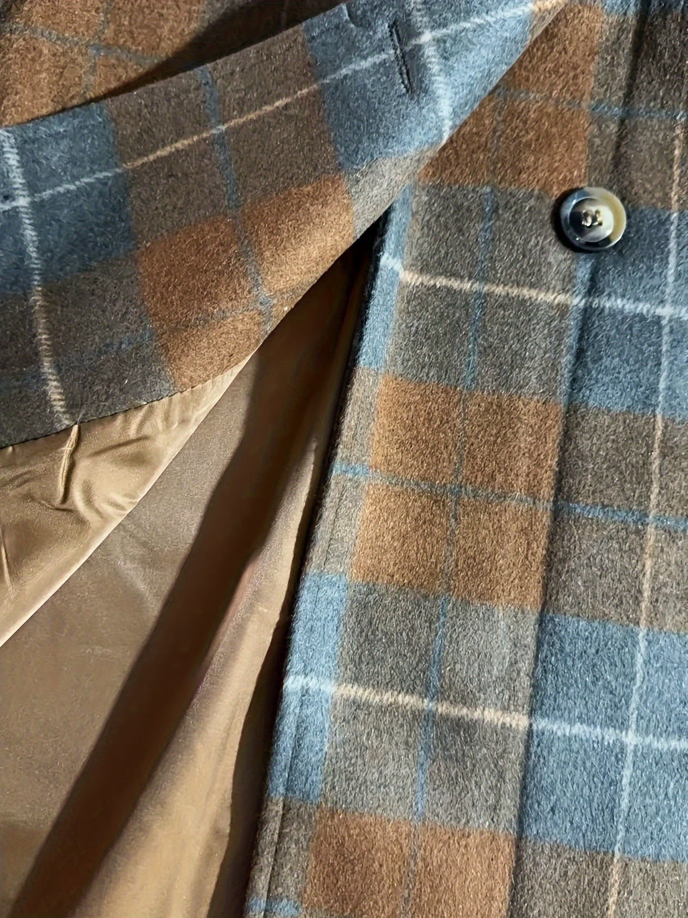 Mia – Tartan Tweed Coat