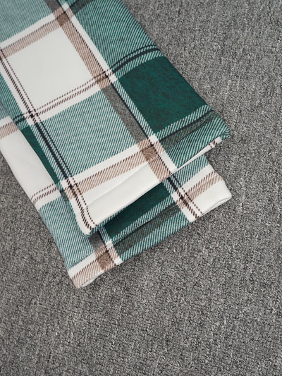 Emma – Green Plaid Coat