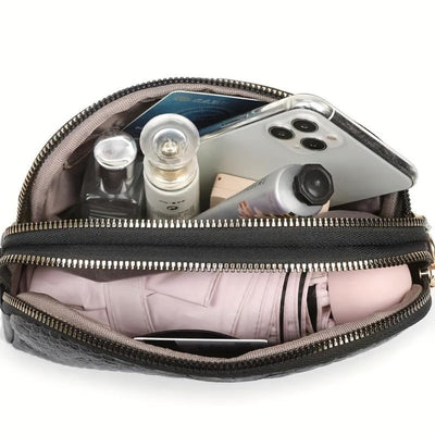 Cora | Belle mini shoulder bag in faux leather with crocodile pattern