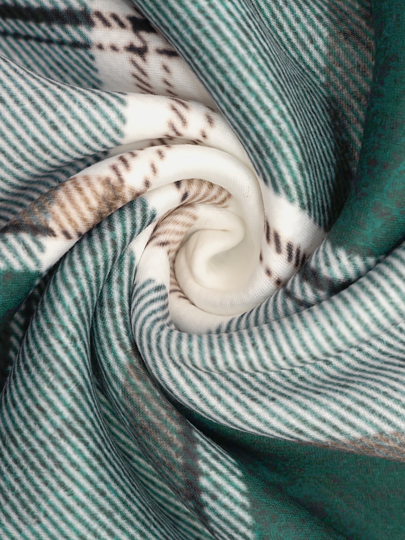 Emma – Green Plaid Coat